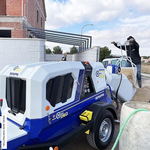 Machine à chape sèche X-SCREED D60 - Stage V 42 kW - EUROMAIR - Image 2