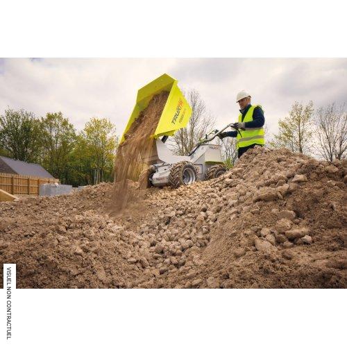 Mini-Dumper BENDie EB500PPTP - 24V Benne en plastique - ETRAMO - Image 2