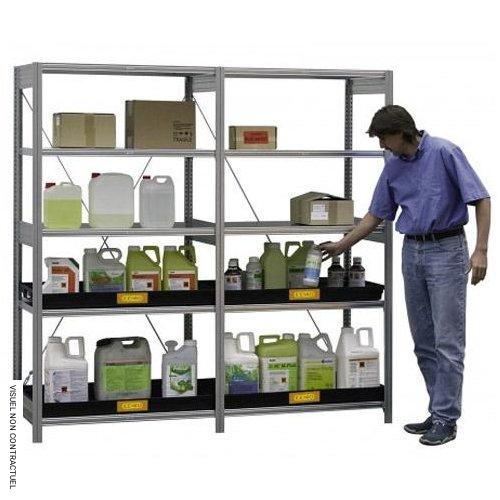 Module d'extension sur 5 étages pour rayonnage 10/20 - Pour produits non corrosifs - CEMO - Image 1