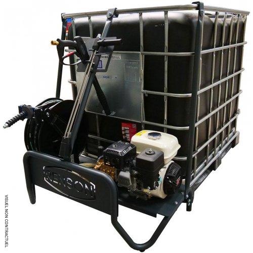Nettoyeur haute pression BOOSTIBC thermique débit 10 l/min avec enrouleur - Flexible 20 m - RENSON - Image 1