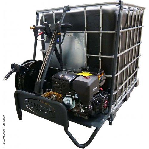 Nettoyeur haute pression BOOSTIBC thermique débit 10 l/min avec enrouleur - Flexible 20 m - RENSON - Image 1