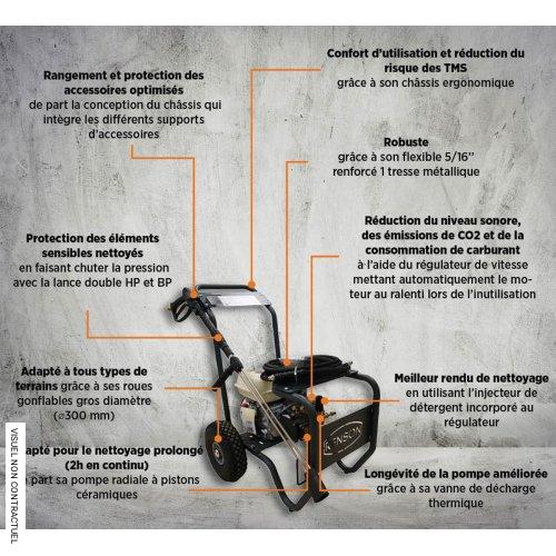 Nettoyeur haute pression MINIBOOSTER thermique 10 l/min - Flexible 10 m - RENSON - Image 5