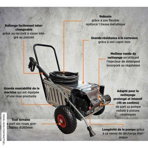 Nettoyeur haute pression SILVERSMART triphasé eau froide - RENSON - Image 3