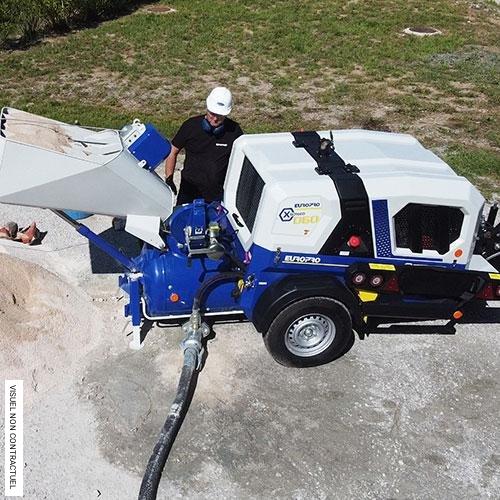 Option trémie machine à chape X-SCREED D60 - EUROMAIR - Image 3