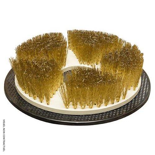 Plateau à brosse métallique complet TALOCHPRO 400 - Ø 350 mm - EUROMAIR - Image 1