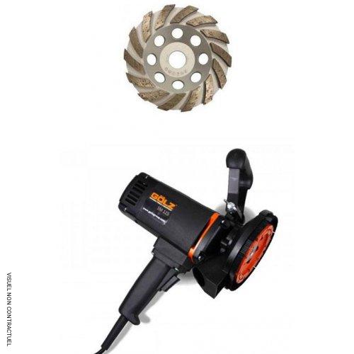 Ponceuse portable SM125 robuste + 1 plateau DS36 Ø 125 mm - GOLZ - Image 1