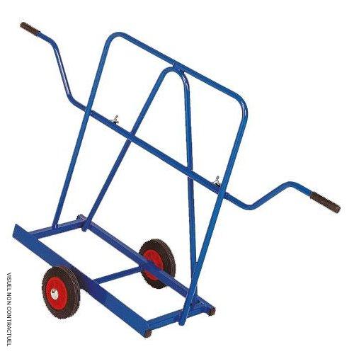 Porte-Panneaux Multi-Usage avec Poignées Télescopiques Roues Dures - PLANORGA - Image 1