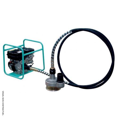 Kit groupe GE5LH avec pompe WP 3 LB 5 m et kit tuyau 10 m raccords pompier - IMER - Image 1