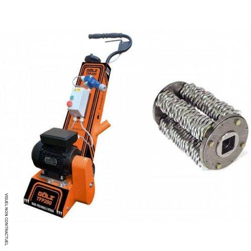 Raboteuse industrielle électrique GFP200 + 1 tambour complet avec molettes en carbure de tungstène - GOLZ - Image 1