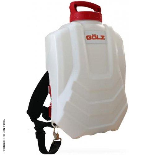 Réservoir autonome WB16E équipé de sangles dorsales avec 2 batteries et 1 chargeur - GOLZ - Image 1