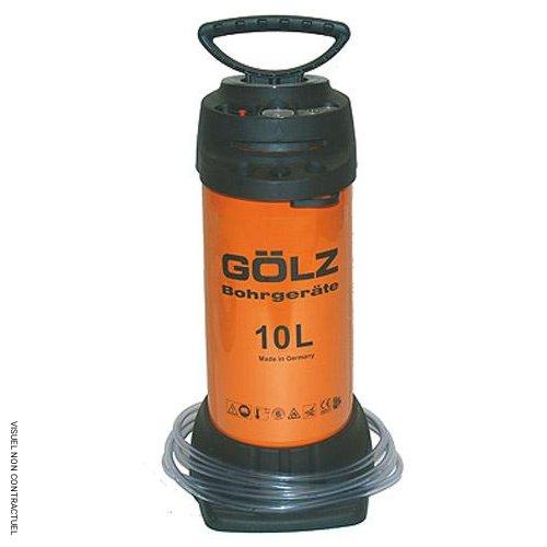 Réservoir d'eau sous pression PVC 10 litres avec raccord laiton - GOLZ - Image 1