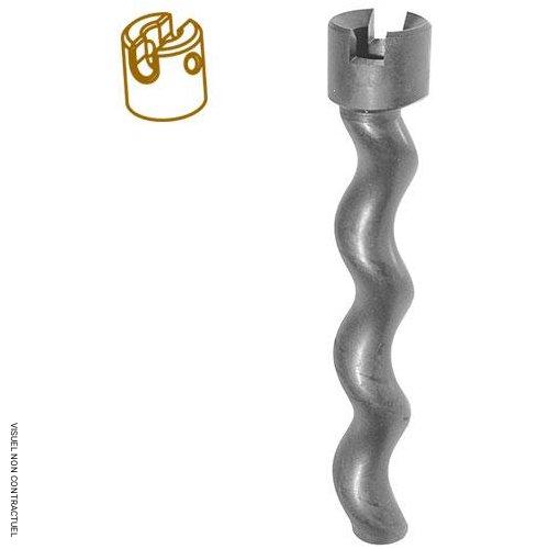 Rotor pompe MIXER 8 N13S INOX tête fendue et percée - EUROMAIR - Image 1