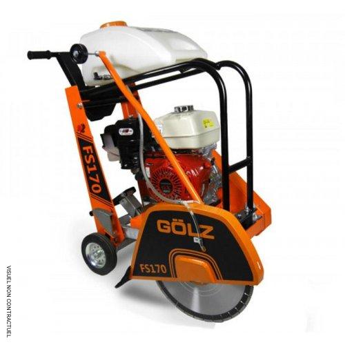 Scie à sol FS170 Ø 500 mm - Moteur essence HONDA GX390 - GOLZ - Image 1