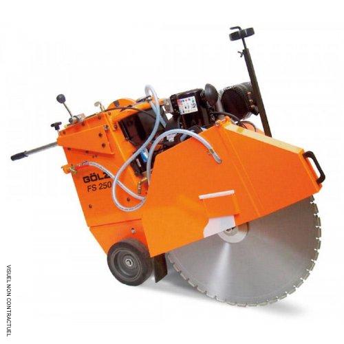 Scie à sol puissante FS250D Ø 800 mm - Moteur diesel HATZ 2G40 - GOLZ - Image 1
