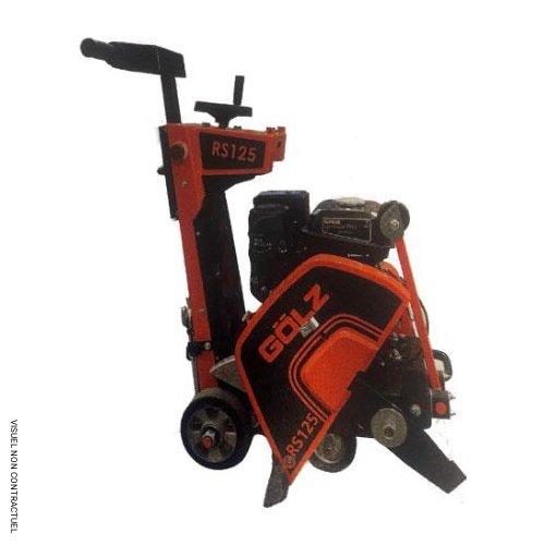 Scie à sol thermique RS125 Ø 350 mm - Moteur essence CH270 REHLKO - GOLZ - Image 1