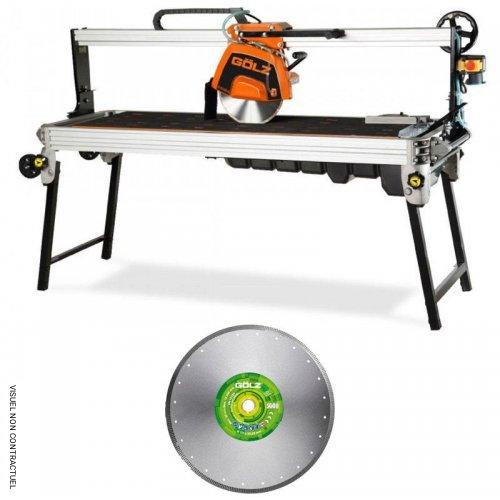Scie sur table GS350A-ML à pont très grande longueur + 1 disque SG08 Ø 350 mm - GOLZ - Image 1