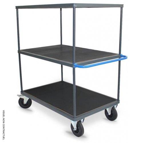 Servantes 3 plateaux hauts 500 Kg - PLANORGA - Image 1