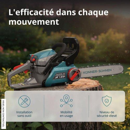 Tronçonneuse à essence KS CS18G-14C - KÖNNER & SÖHNEN - Image 3