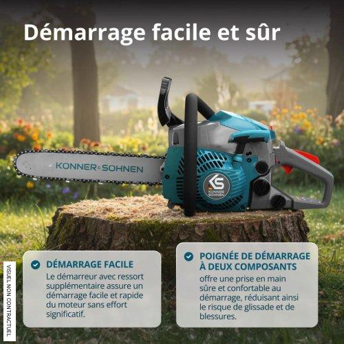 Tronçonneuse à essence KS CS18G-14C - KÖNNER & SÖHNEN - Image 5