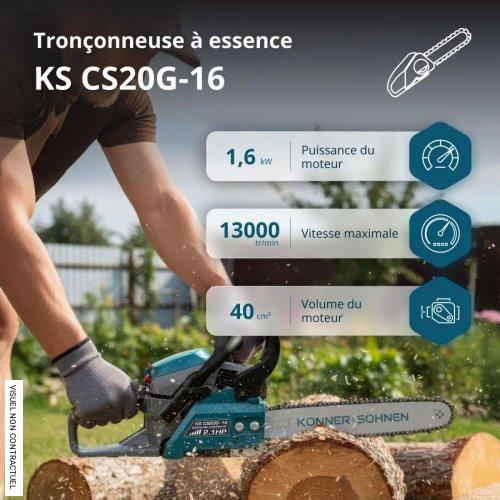 Tronçonneuse à essence KS CS20G-16 - KÖNNER & SÖHNEN - Image 2