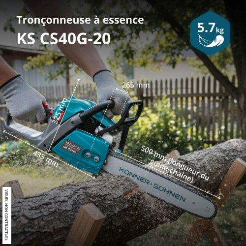 Tronçonneuse à essence KS CS40G-20 - KÖNNER & SÖHNEN - Image 2