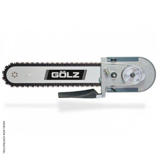 Tronçonneuse ESPADA 400 avec chaîne diamant et guide chaîne - GOLZ - Image 1