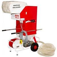 Machine à projeter laine de verre, ouate de cellulose et chanvre