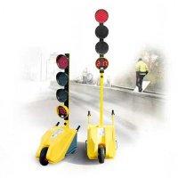 Feu tricolore de chantier