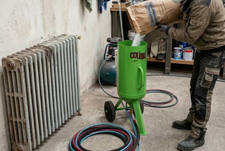 Comment mettre en route une aérogommeuse ?