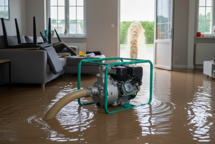 Inondations : les 7 réflexes pour utiliser une motopompe en toute sécurité