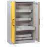 Armoire anti-feu PROline 12/20 F90, 2 portes jaunes, 4 tiroirs - CEMO - Image 2