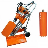 Carotteuse routière KB150B City avec moteur thermique STIHL FS560 sur bâti + 1 couronne au choix max Ø 152 mm - GOLZ