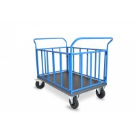Chariot 2 dossiers + 2 ridelles tubulaire 500kg - PLANORGA