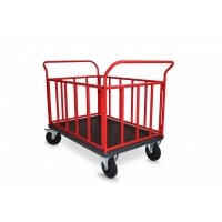 Chariot 2 dossiers + 2 ridelles tubulaire 650kg - PLANORGA
