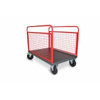 Chariot 2 ridelles grillagé 650kg