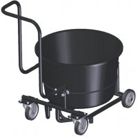 Chariot avec système de bascule du seau 4 roues (dont 2 directionnelles) - DIAM INDUSTRIES