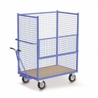 Chariot Container avec poignée manuelle 500kg - PLANORGA