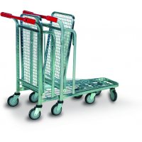 Chariots emboitables 2 plateaux 300 kg - PLANORGA