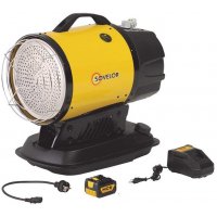 Chauffage Mobile radiant au Fioul autonome avec batterie MINI SUN DC - SOVELOR-DANTHERM
