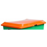 Couvercle empilable orange pour bac 400 litres - CEMO