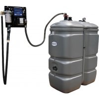 Cuve stockage fuel 750 litres en PEHD avec pompe 50 l/min - RENSON