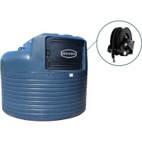 Cuve stockage fuel ECO 5 000 litres avec pompe 50 l/min et enrouleur - RENSON