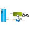 Cuve verticale bleue stockage eau 10 000 litres - RENSON - Image 5