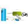 Cuve verticale bleue stockage eau 13 000 litres - RENSON - Image 3