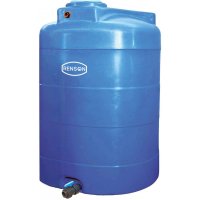 Cuve verticale bleue stockage eau 5 000 litres pré-équipée 3" - RENSON