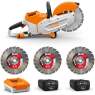 Découpeuse à batterie TSA 230 avec 3 disques diamants MXE Ø 230 mm + 2 batteries et 1 chargeur - STIHL - Image 1