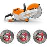 Découpeuse à batterie TSA 230 avec 3 disques diamants MXE Ø 230 mm - STIHL - Image 1