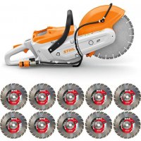 Découpeuse à batterie TSA 300 avec 10 disques diamants MXE Ø 300 mm - STIHL