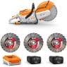 Découpeuse à batterie TSA 300 avec 3 disques diamants MXE Ø 300 mm + 2 batteries et 1 chargeur - STIHL - Image 1