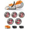 Découpeuse à batterie TSA 300 avec 5 disques diamants MXE Ø 300 mm + 2 batteries et 1 chargeur - STIHL - Image 1